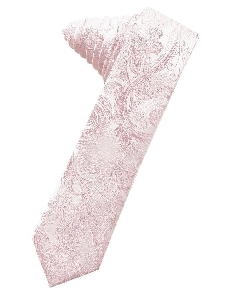 Tapestry Skinny Necktie Self Tie