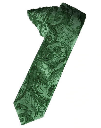 Tapestry Skinny Necktie Self Tie