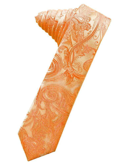 Tapestry Skinny Necktie Self Tie