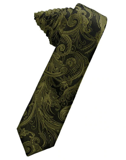 Tapestry Skinny Necktie Self Tie