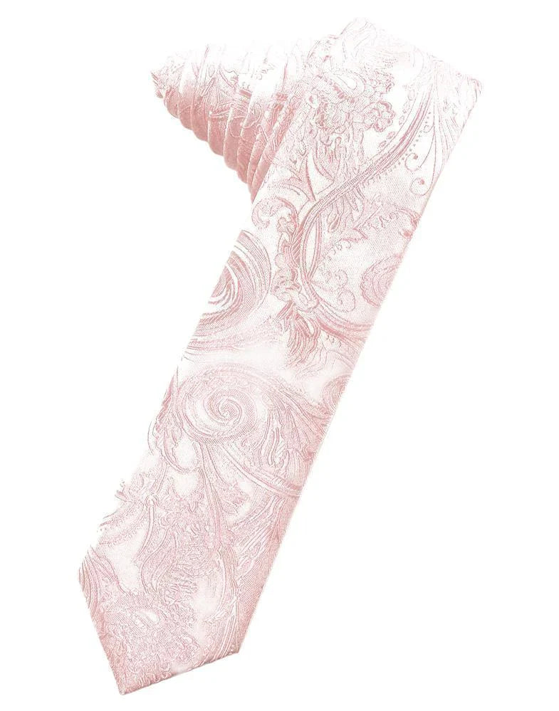 Tapestry Skinny Necktie Self Tie