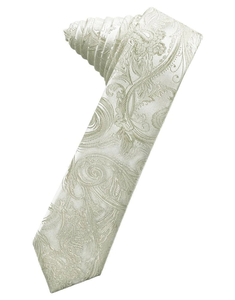Tapestry Skinny Necktie Self Tie