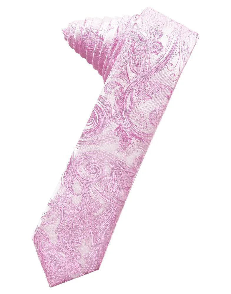 Tapestry Skinny Necktie Self Tie