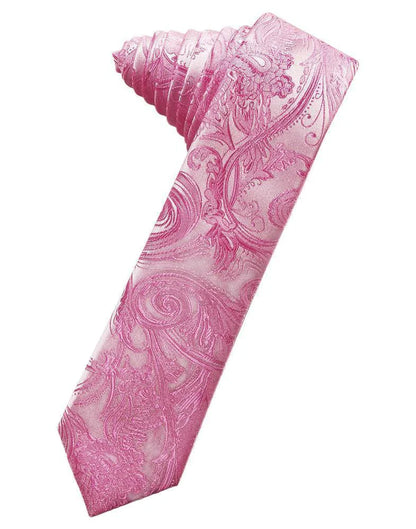 Tapestry Skinny Necktie Self Tie