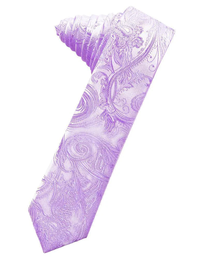 Tapestry Skinny Necktie Self Tie