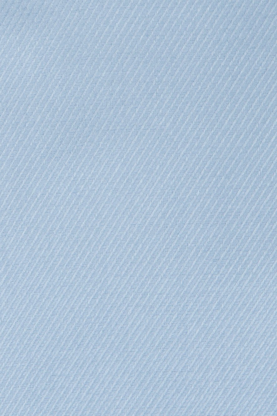 "Jamison" Blue Twill Spread Collar Dress Shirt