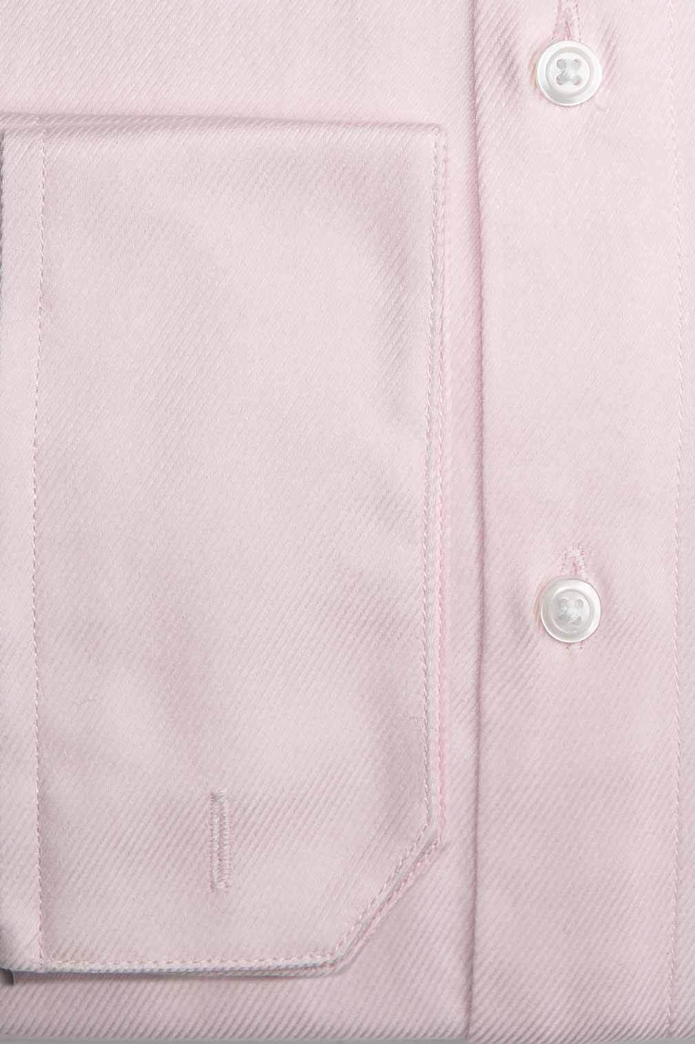 "Jamison" Pink Twill Spread Collar Dress Shirt